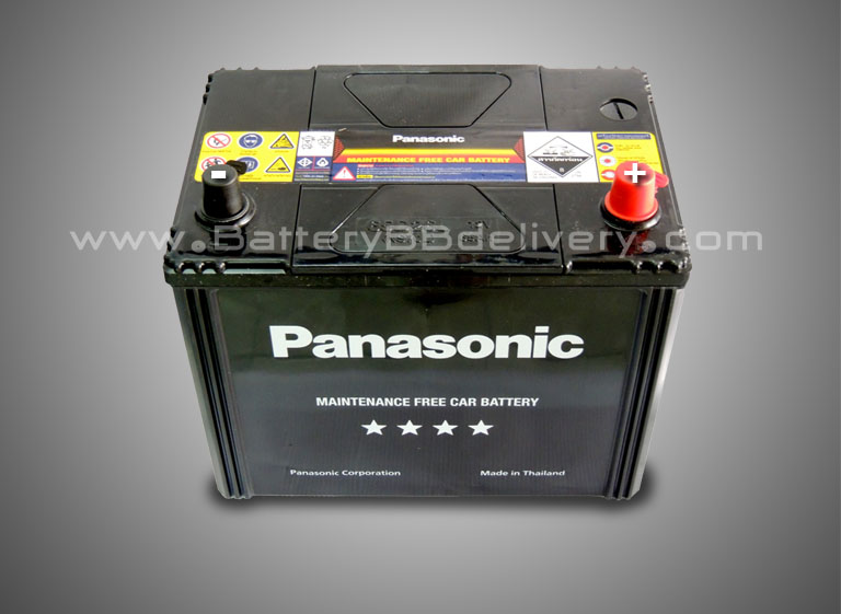 Panasonic แบเตอรี่รถยนต์ กึ่งแห้ง